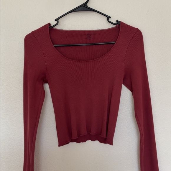Brandy Melville Tops - Women's Maroon Long Sleeve Top